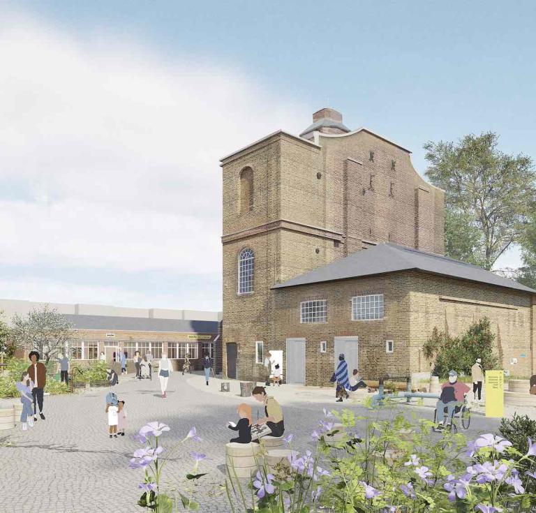 Impression of the new Quentin Blake Centre for Illustration