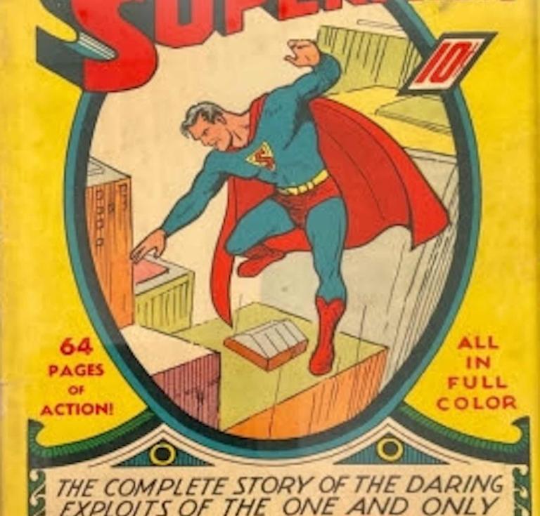 The rare Superman #1 never before sold in the UK. Starting price £20,000.