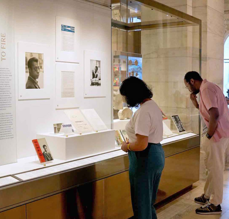 The Baldwin exhibition at the NYPL