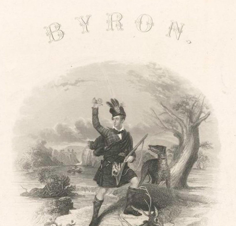 Unknown illustrator (late 19th century), When I Roved a Young Highlander by Byron. Steel engraving.