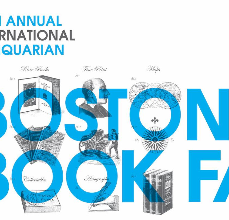 Boston International Antiquarian Book Fair logo