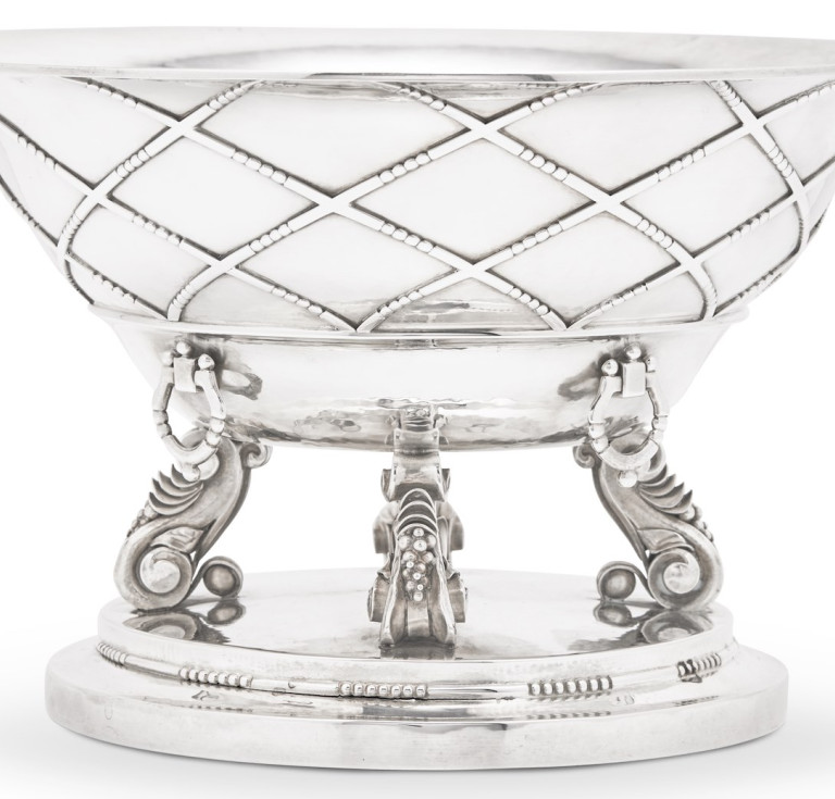 A Johan Rohde Designed Georg Jensen Silver Centerpiece Bowl | Estimate: $10,000 - 20,000