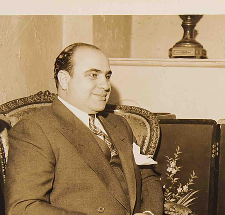 Al Capone signed photograph