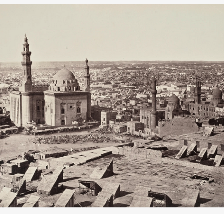 1858 mammoth albumen print of Cairo by Francis Frith.
