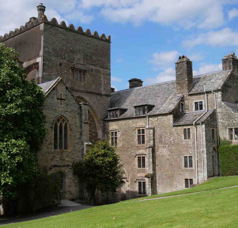The west front of Buckland Abbey, Devon